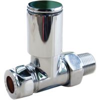 Lockshield Towel Rail Radiator Valve 15mm x ½"