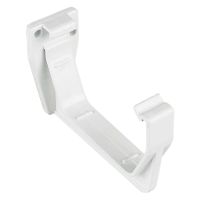 FloPlast White 114mm Square Line Gutter Fascia Bracket