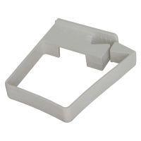 FloPlast White 65mm Square Downpipe Single Fix Clip