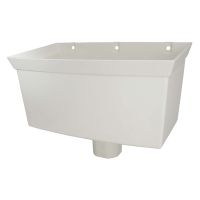 FloPlast White Universal Square/Round Rainwater Hopper