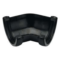 FloPlast Black 112mm Half Round 135° Gutter Angle