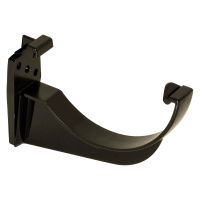 FloPlast Black 112mm Half Round Gutter Fascia Bracket