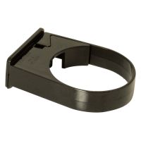 FloPlast Black 68mm Round Downpipe Single Fix Clip