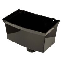 FloPlast Black Universal Square/Round Rainwater Hopper