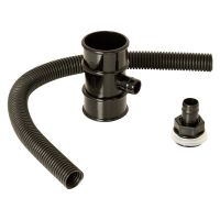 FloPlast Black Miniflo 50mm Water Butt Rain Diverter