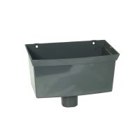 FloPlast Anthracite Grey Universal Rainwater Hopper