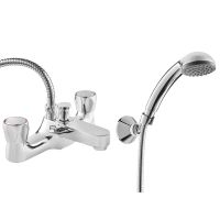 Deva Essentials Altea Bath Shower Mixer Tap with Kit