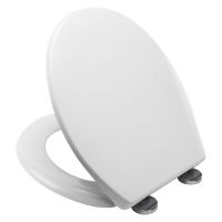 Croydex Constance Flexi Fix Soft Close White Toilet Seat