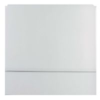 White MDF End Bath Panel with Adjustable Plinth 700mm