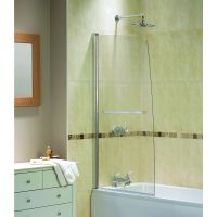 Aqualux AQUA5 Silver Sail Bath Shower Screen