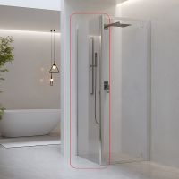 Aqualux AquaTrade Shower Side Panel 760mm