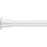 Croydex White Telescopic Shower Curtain Rod 1100 - 2600mm