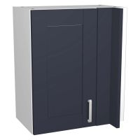 Verona Navy 600mm Straight Corner Wall Unit