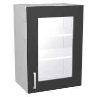 Verona Dark Grey 500mm Glass Wall Unit