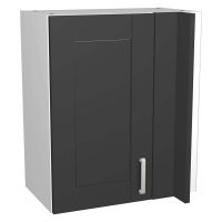 Verona Dark Grey 600mm Straight Corner Wall Unit