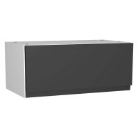 Capri Dark Grey 600mm Cooker Hood Unit