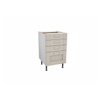 Verona Pebble 500mm Four Drawer Unit