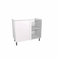 Capri White 1000mm Corner Base Unit