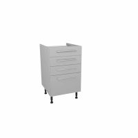 Paris Ultra Matt Grey 500mm Four Drawer Unit