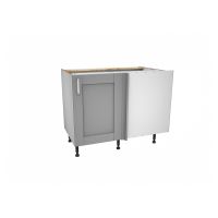 Verona Grey 1000mm Corner Base Unit