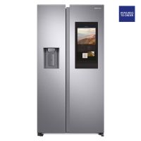 Samsung Series 8 L American Fridge Freezer with Family Hub Aluminium RS6HA8891SL