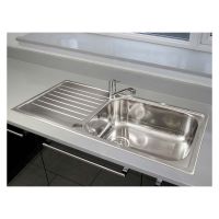 Reginox Minister Large Bowl Reversible Stainless Steel Kitchen Sink & Tap Pack