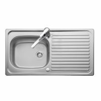 Leisure Linear 1.0 Bowl Reversible Stainless Steel Kitchen Sink