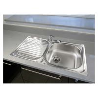 Reginox Oulton 1.0 Bowl Stainless Steel Sink & Tap Pack