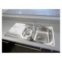 Reginox Mondello 1.5 Bowl Stainless Steel Sink & Tap Pack