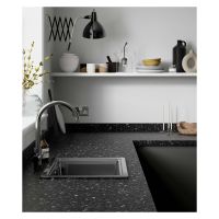 Black Slate Worktop Upstand 3000 x 95 x 12mm