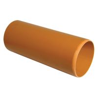 FloPlast Plain Ended Underground Pipe 110mm x 3m