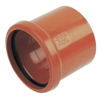 FloPlast 110mm Underground Single Socket Coupler