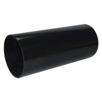 FloPlast Black Plain Ended Soil Pipe 110mm x 3m