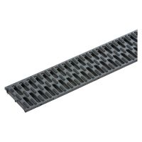 ACO Black Plastic Grating 1m