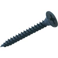 Fine Thread Drywall Screw Black 4.8 x 100mm Pack 200