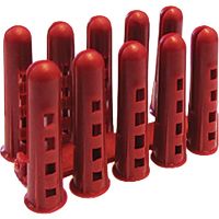 Rawlplug Contract Wall Plugs Red Pack of 100