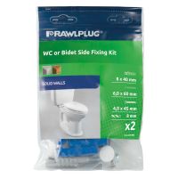 Rawlplug WC Side Fixing Kit