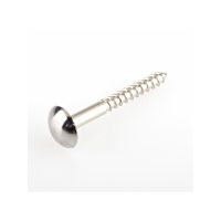 Unifix Dometop Mirror Screw No 8 x 25mm Pack of 4