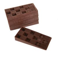 Wedgit Brown Interlocking Plastic Wedges 90 x 45 x 15mm Pack of 16