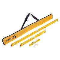 Stabila 5 Piece Spirit Level Set with Keyring & Carry Bag