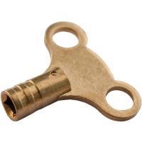 Brass Clock Type Radiator Key