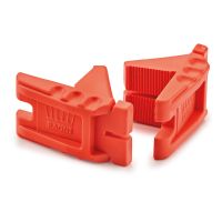 Ragni Rubberised Non-Slip Corner Block Orange Pack of 2