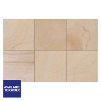 Stonemarket Avant-Garde Sandstone Paving Slab Caramel 1210x1210x22mm 11.71 m²