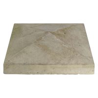 Concrete Pier Cap Grey 305 x 305mm