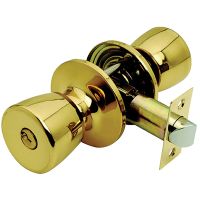 Guardian Entrance Knob Set Brass Plated