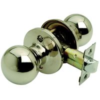 Bala Passage Knob Set Polished Stainless Steel