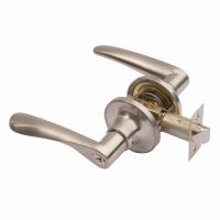 Trident Entrance Lever Set Satin Nickel