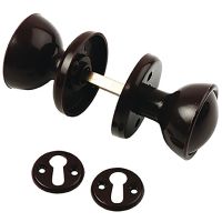 Plastic Rim Lock Handles Brown For Rim Locks