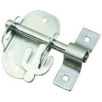 Oval Padlock Bolt Bright Zinc Plated