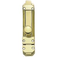 Victorian Slide Bolt Polished Brass 152mm